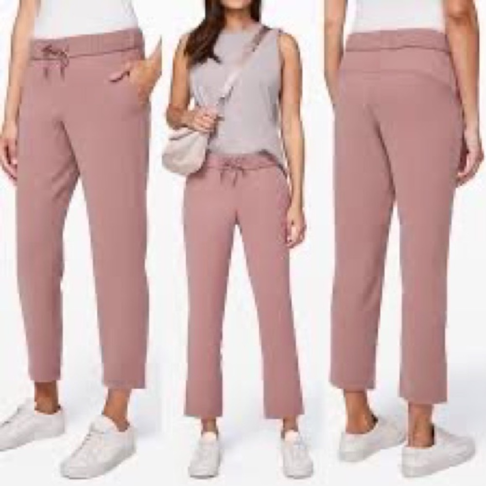 Lululemon On the Fly 7/8 pant - rose